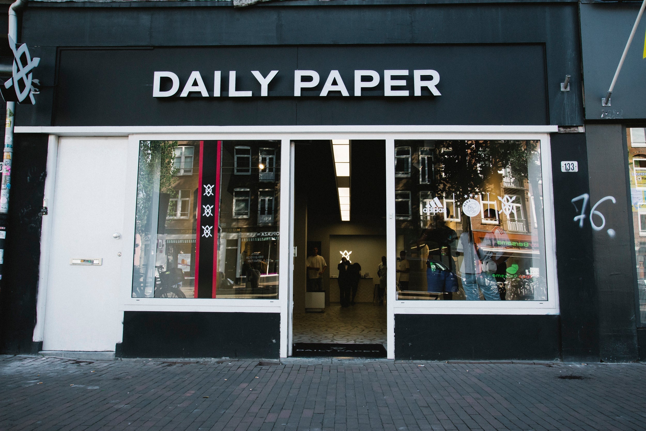 An exclusive look inside Daily Paper's Amsterdam store for the launch of Ajax new 22/23 third kit