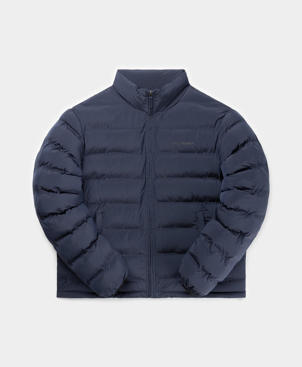 DP - Maritime Blue Ayu Padded Jacket - Packshot - front 