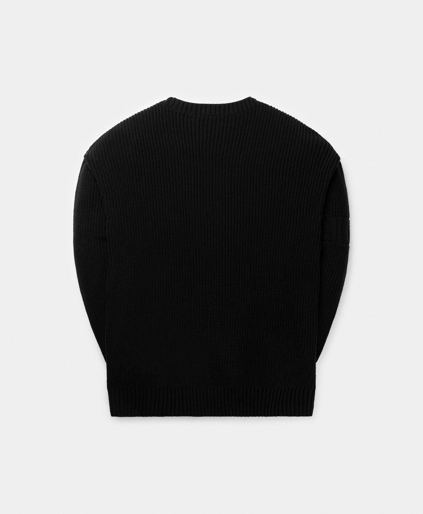 DP - Black Band Knit Sweater - Packshot - rear