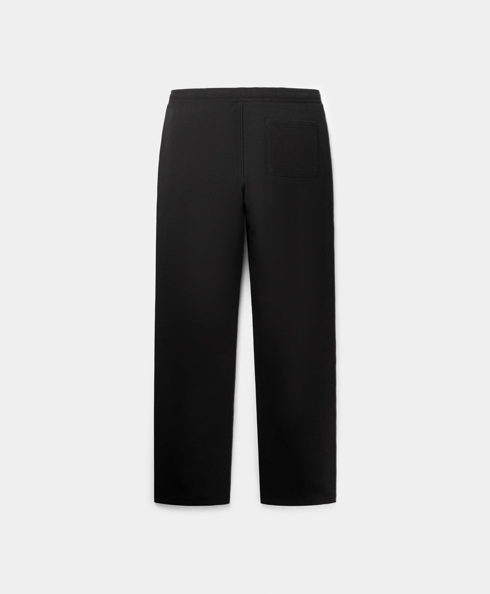 DP - Black Mono Rib Pants - Packshot - rear