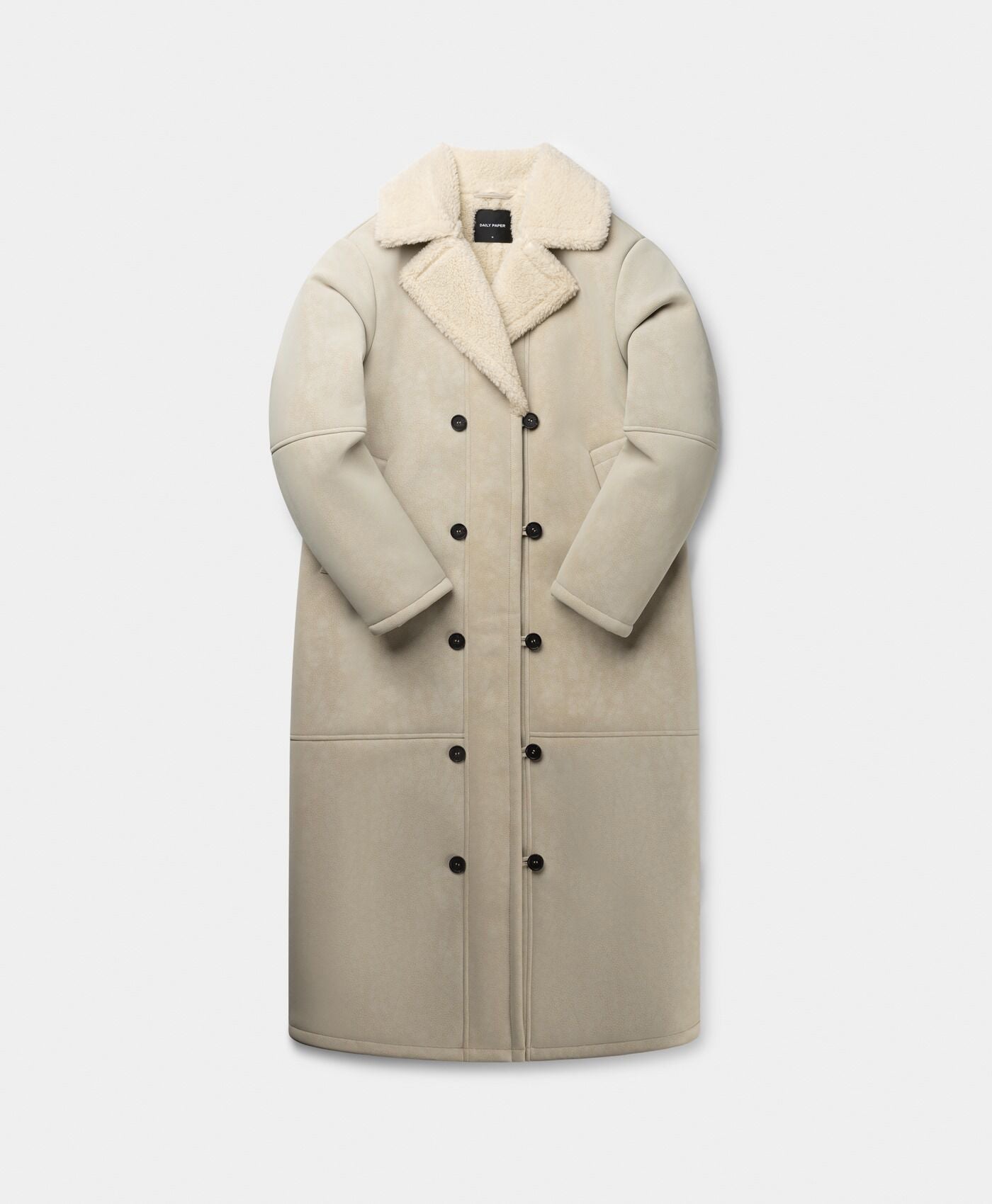 DP - Pelican Beige Chiara Coat - Packshot - front 