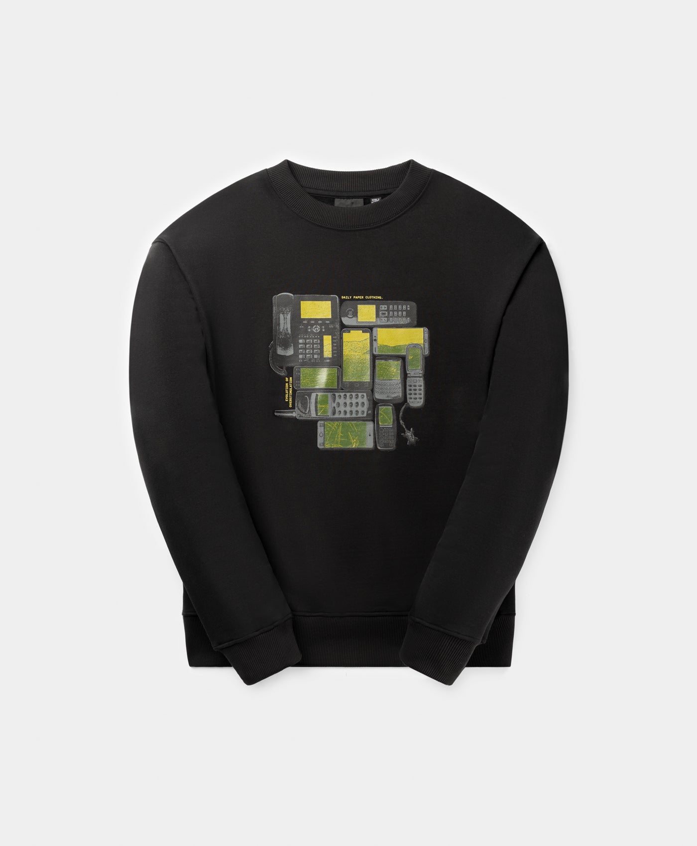 DP - Black Evolution Oversized Sweater - Packshot - front 