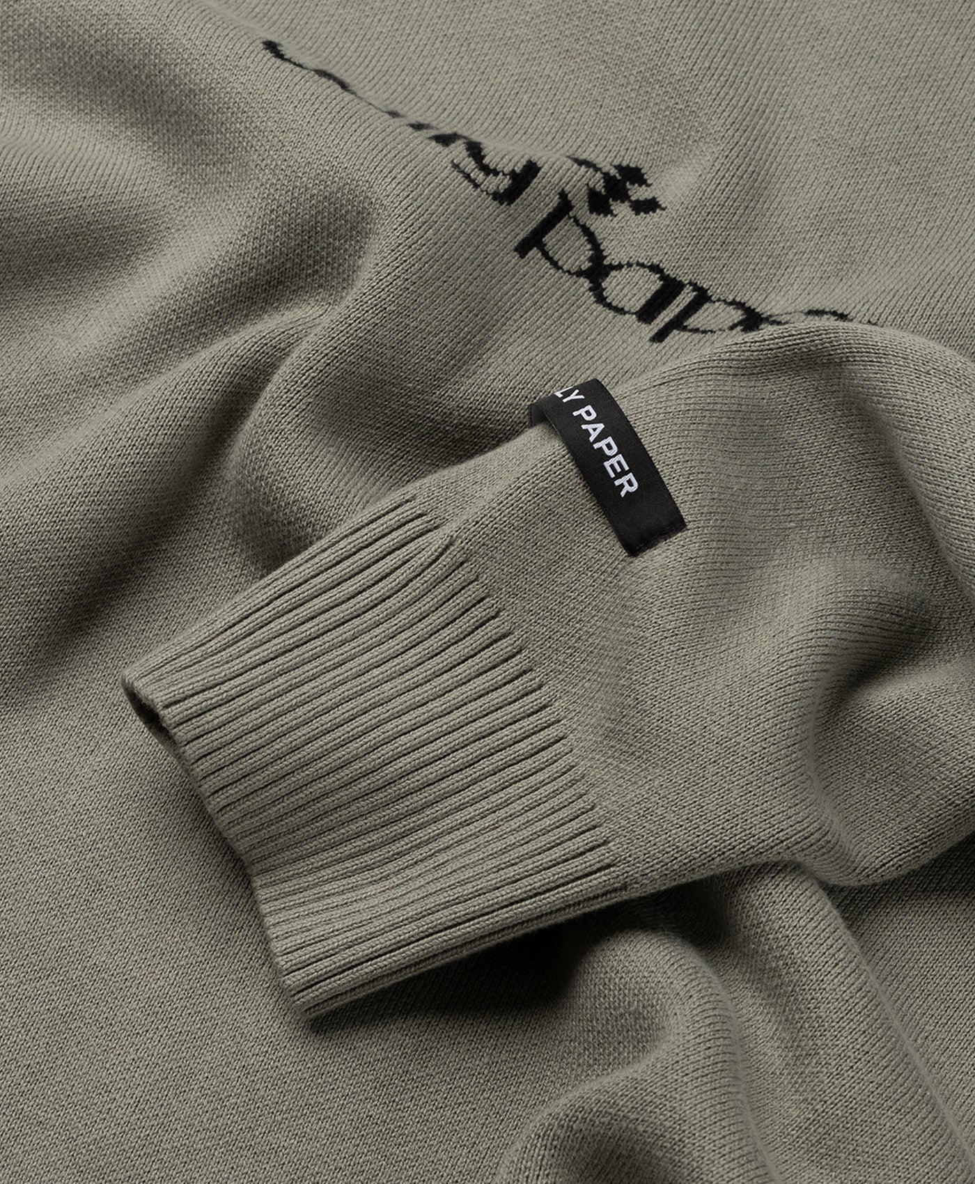 DP - Shadow Green Forum Knit Sweater - Packshot - detail