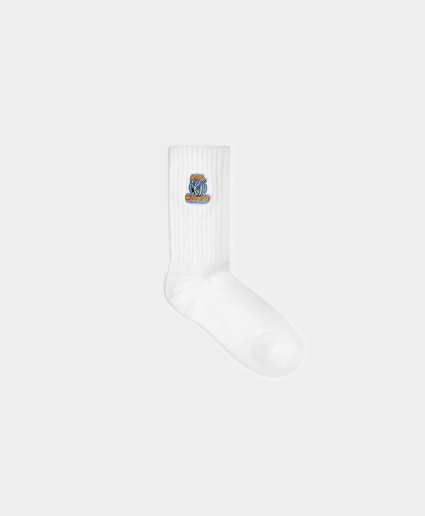 DP - White Hock Socks - Packshot - Front