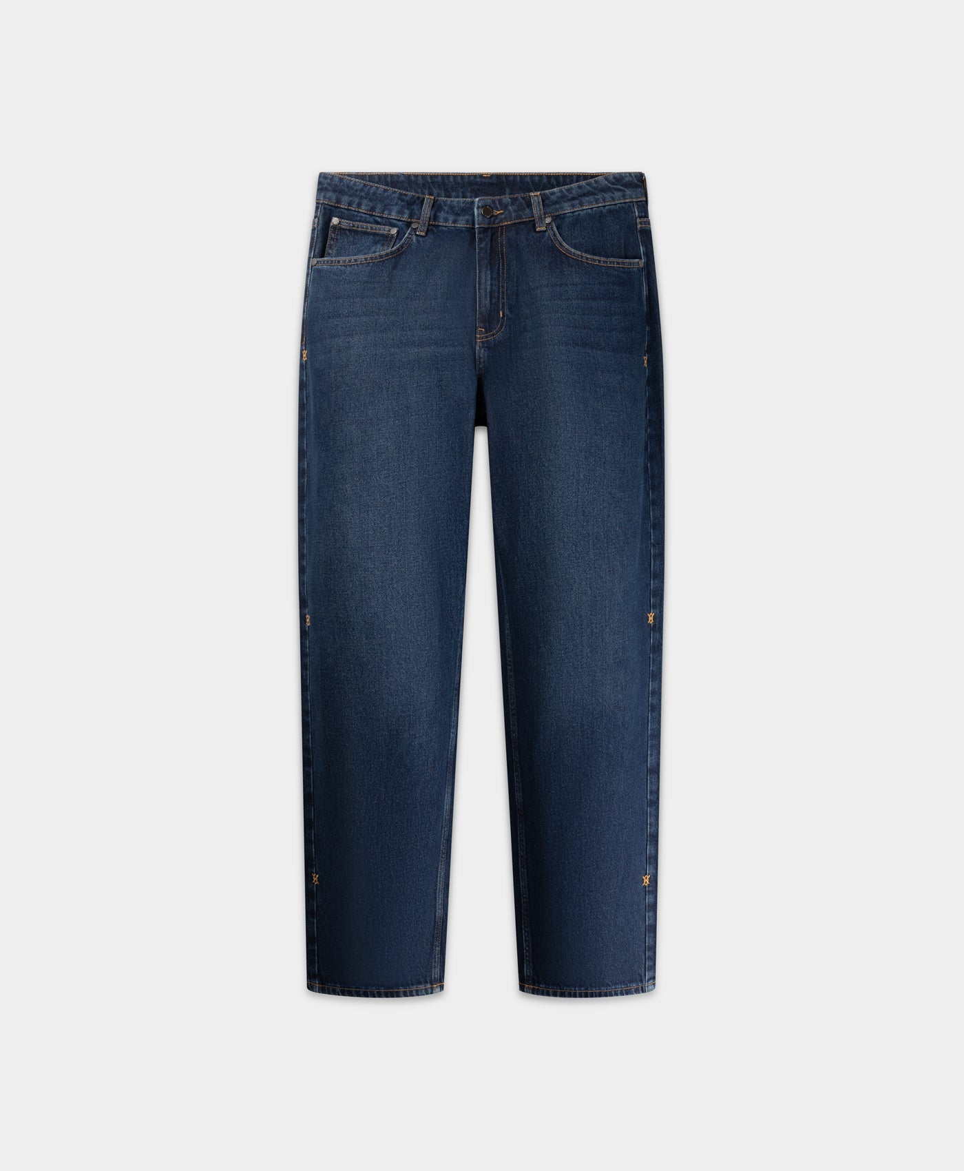 DP - Blue Indigo Washed Jeans - Packshot - front 