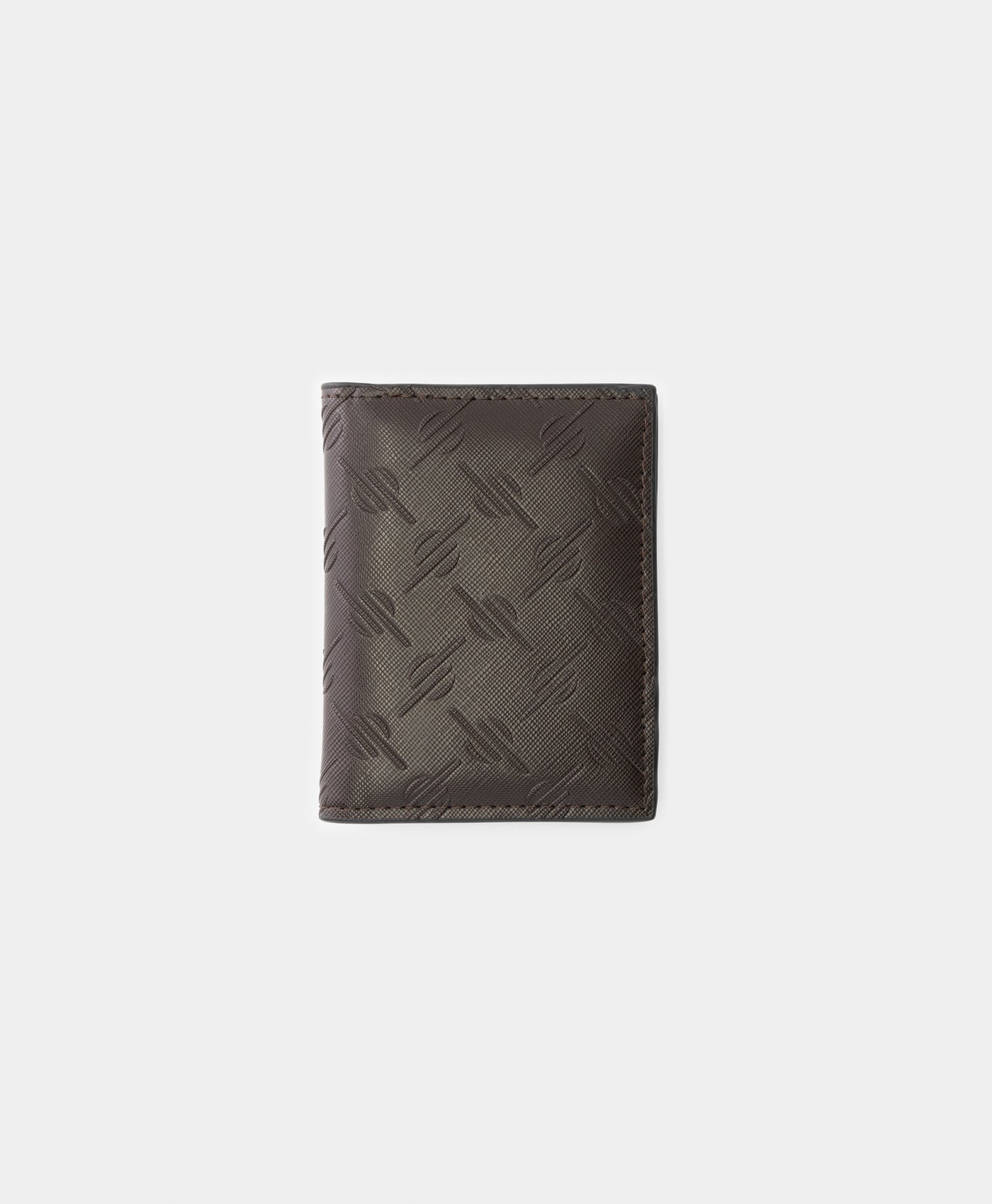 DP - Dark Brown Kidis Monogram Wallet - Packshot - rear