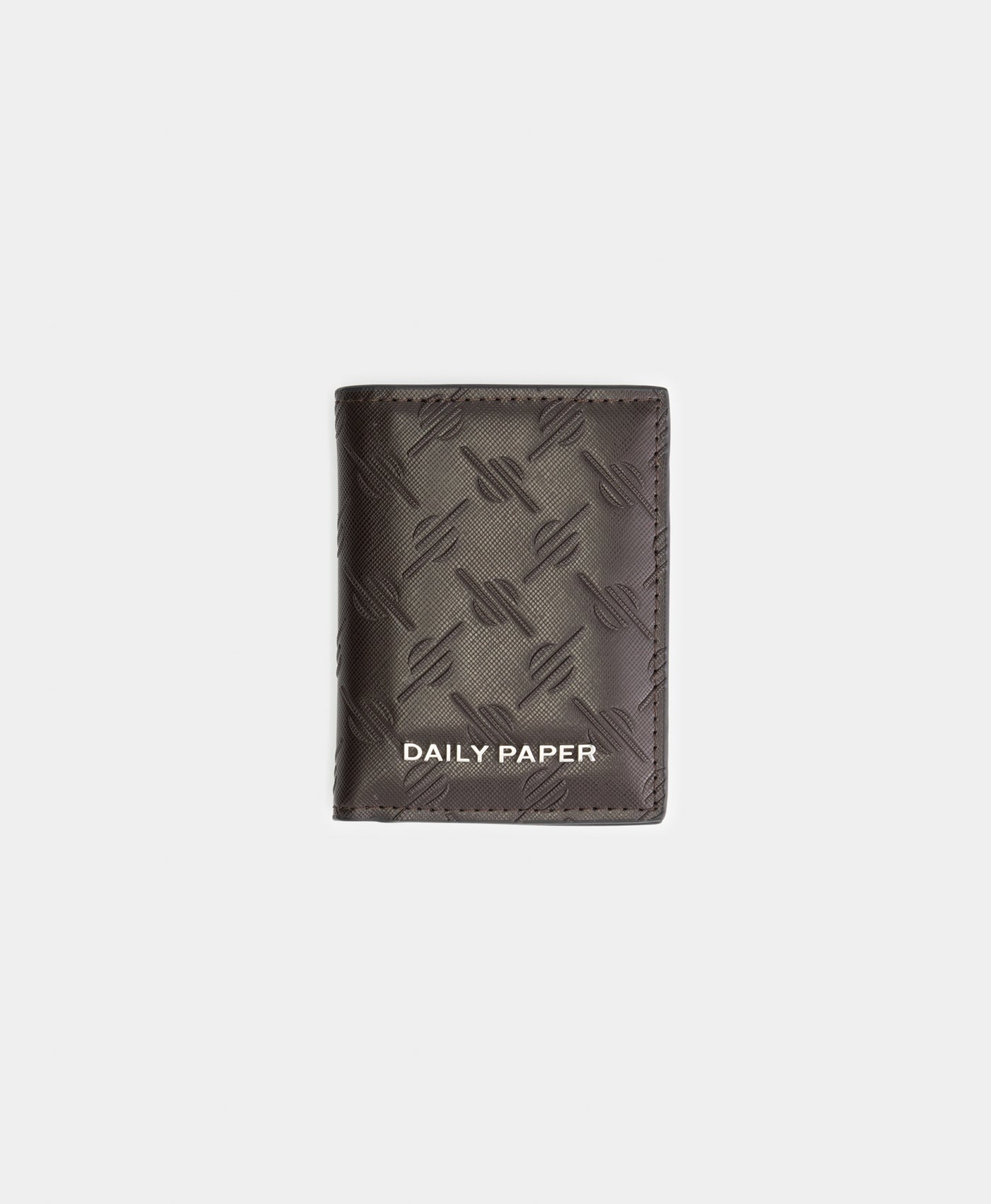 DP - Dark Brown Kidis Monogram Wallet - Packshot - front 