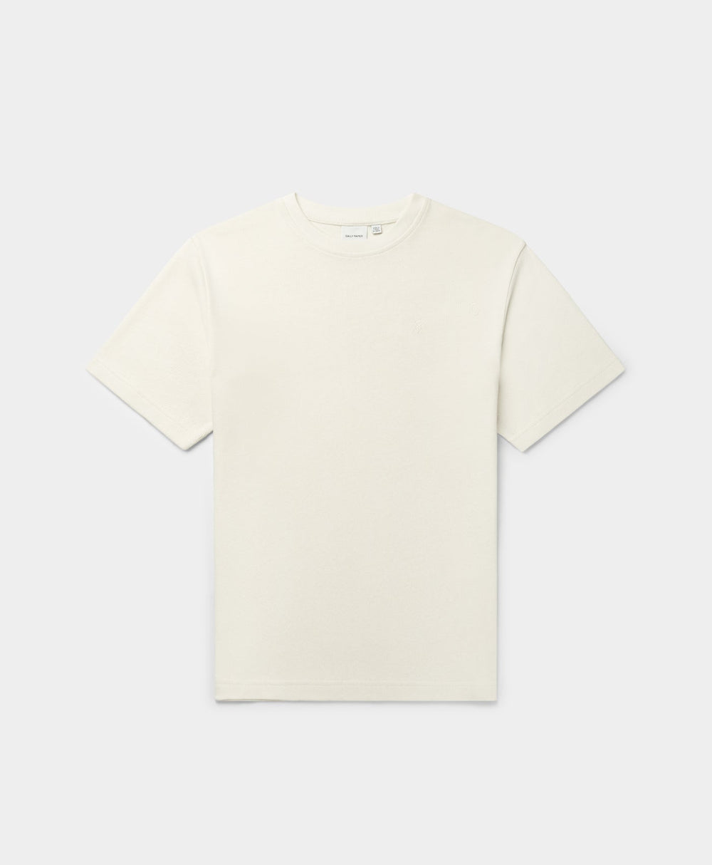 DP - Pristine White Knit T-Shirt - Packshot - Front