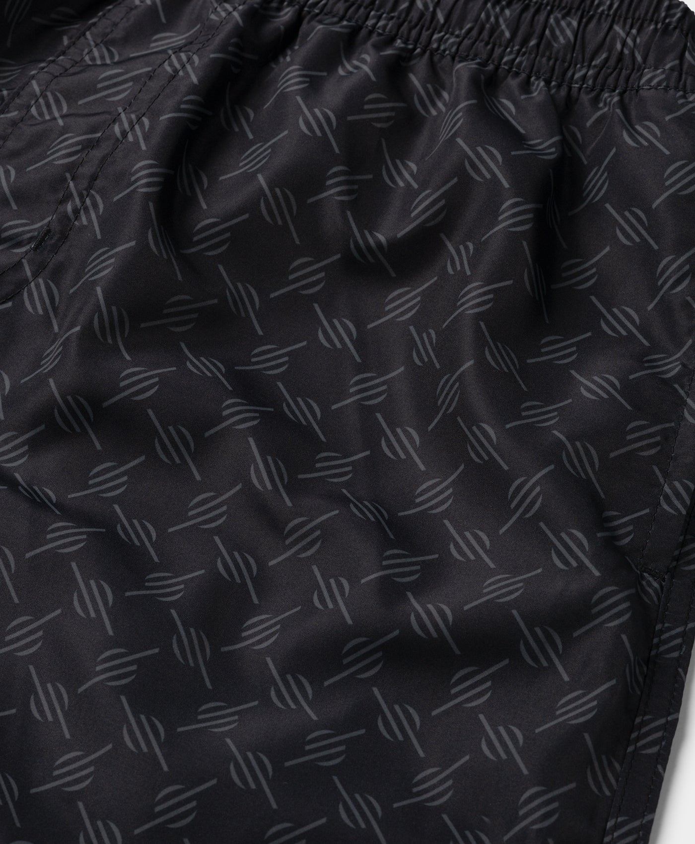 DP - Black Logo Swim Shorts - Packshot - detail