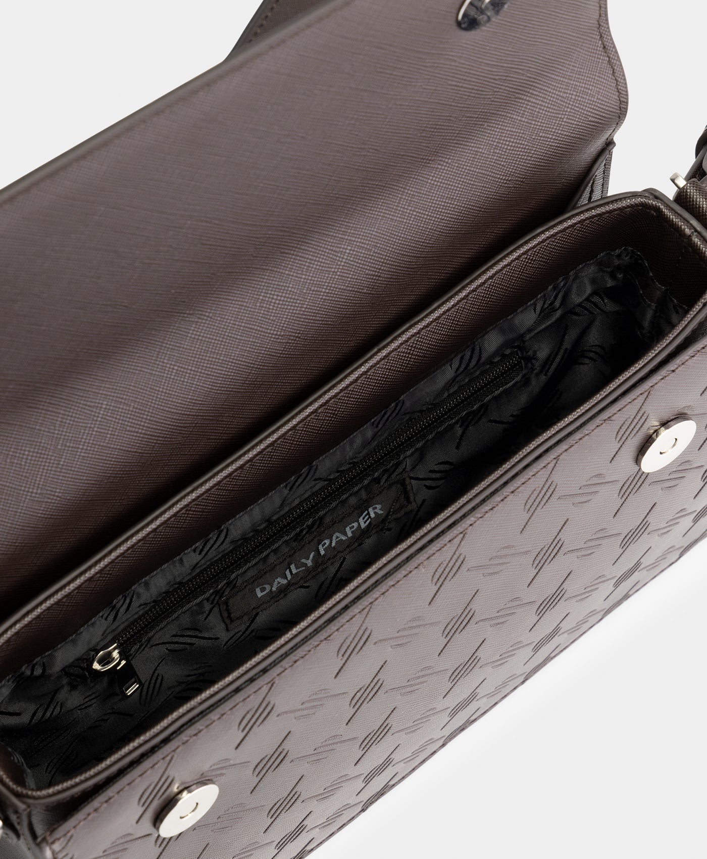 DP - Dark Brown Meru Monogram Bag - Packshot - detail