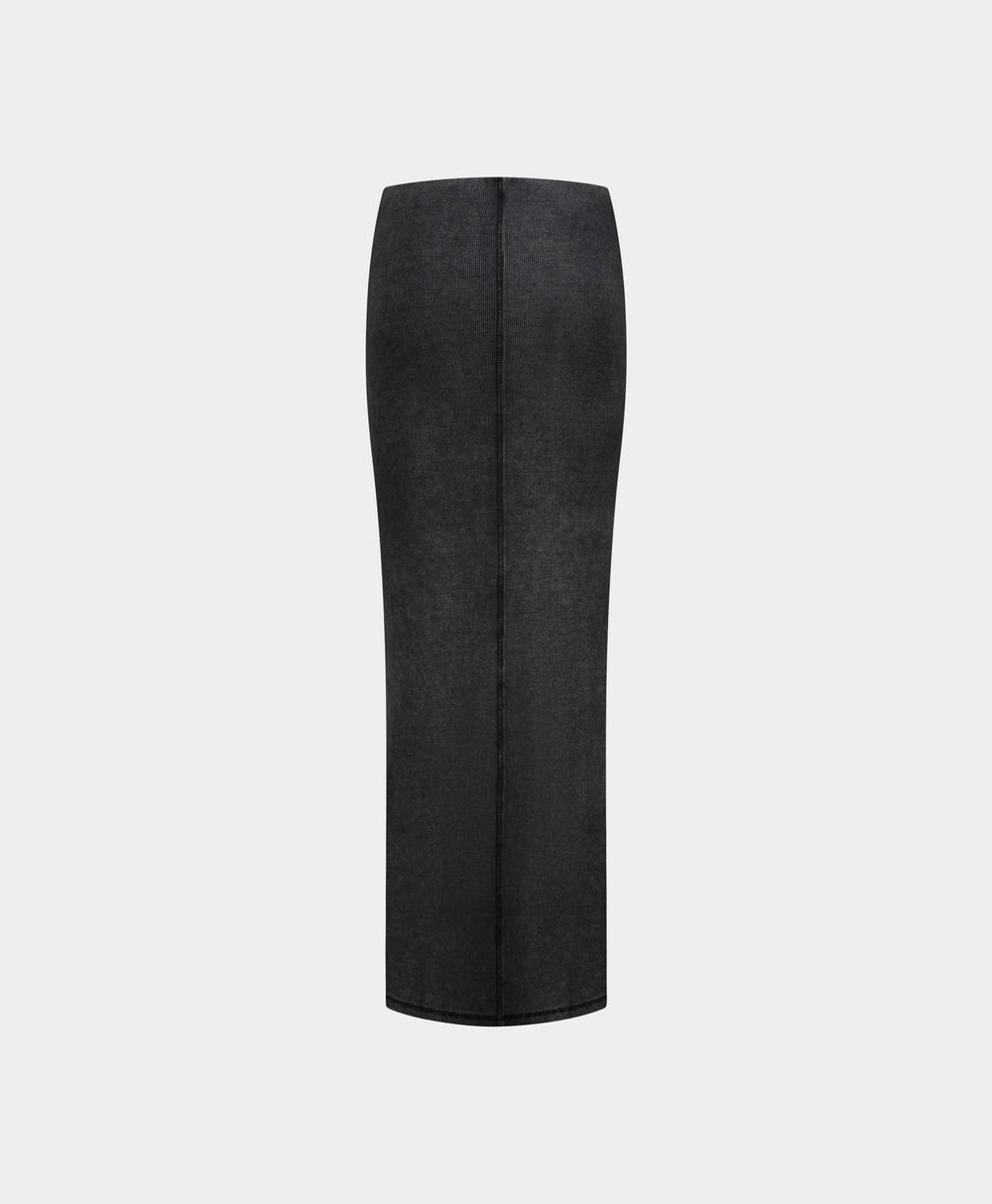 DP - Black Nalia Maxi Skirt - Packshot - Rear