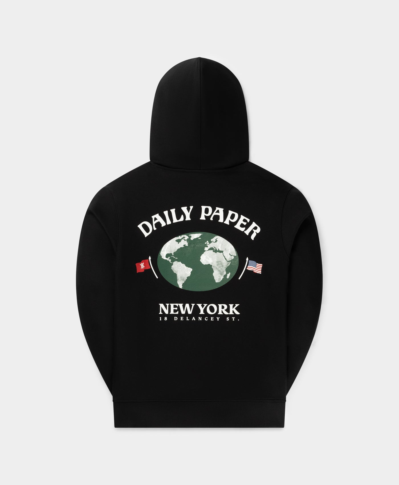 DP - Black New York Store Hoodie - Packshot - front