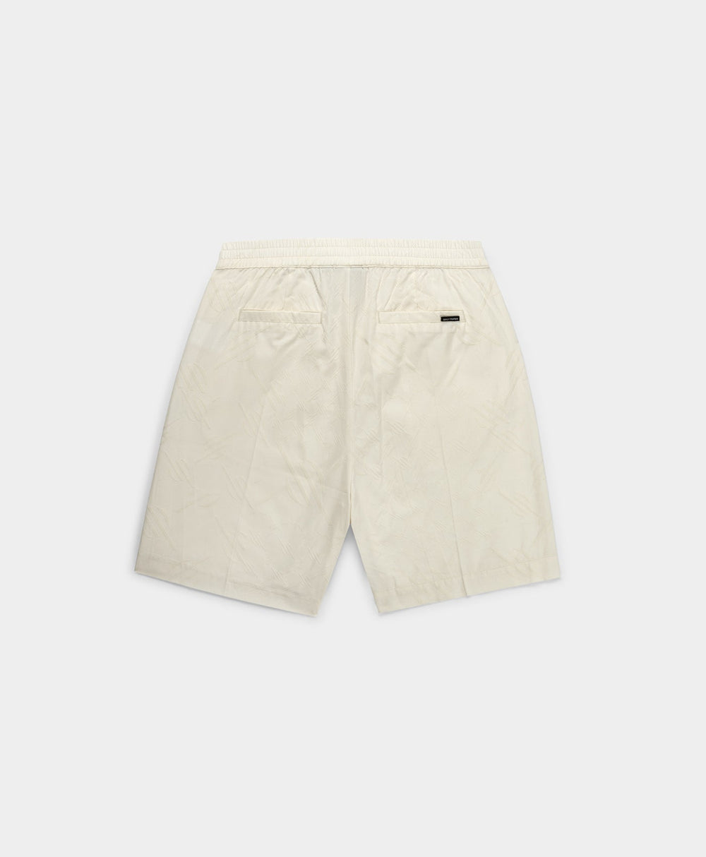 DP - Egret White Piam Shorts - Packshot - Rear