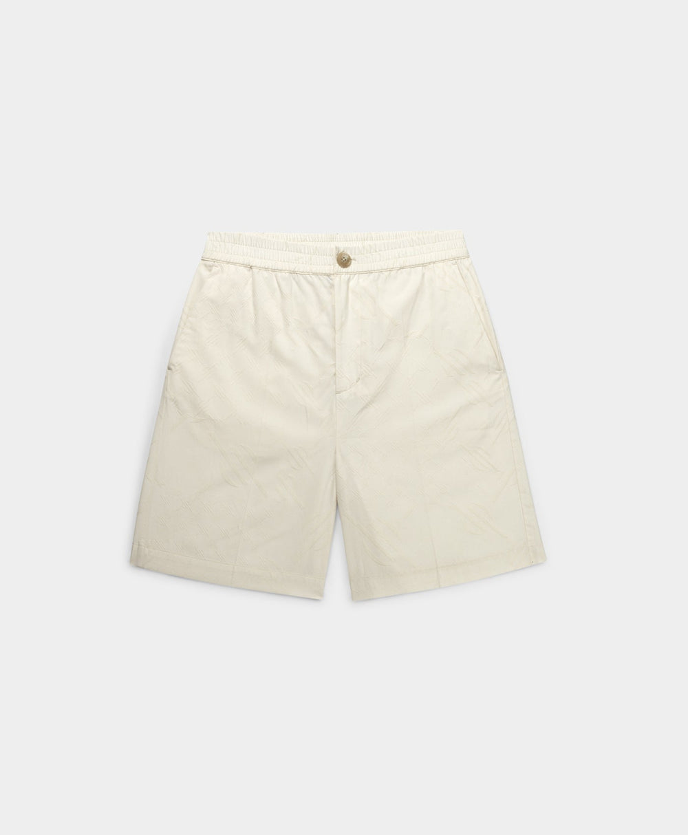 DP - Egret White Piam Shorts - Packshot - Front