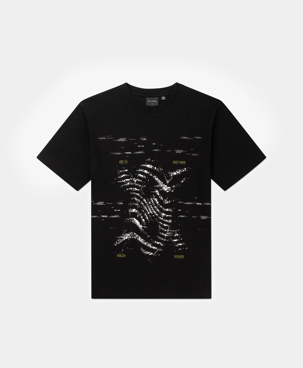 DP - Black Rewind SS T Shirt - Packshot - front 