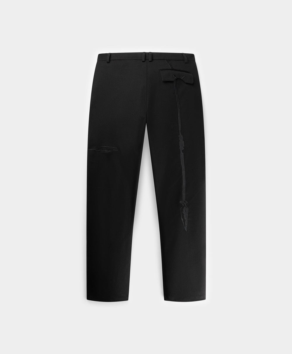 DP - Black Riasat Pants - Packshot - Rear