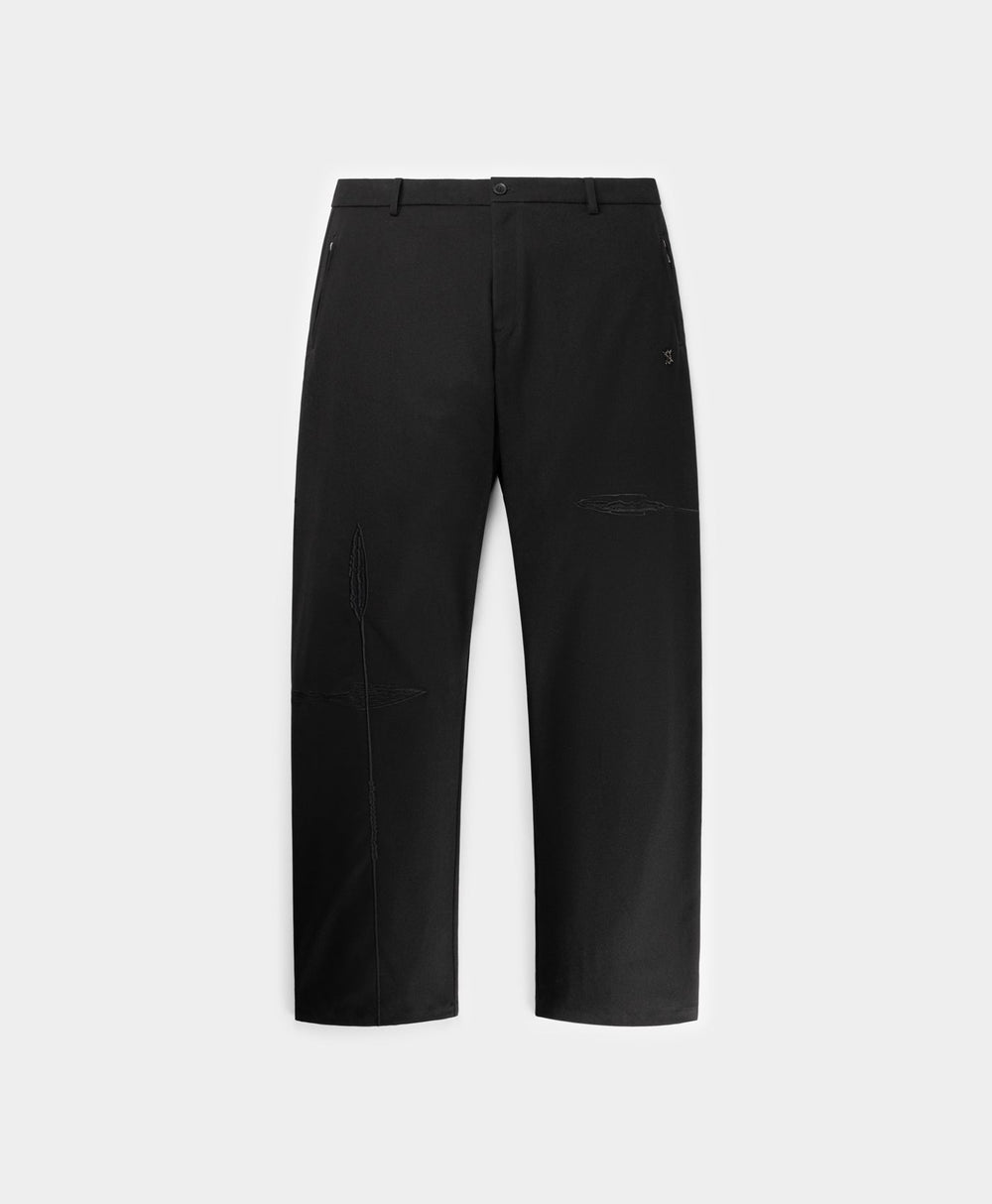 DP - Black Riasat Pants - Packshot - Front