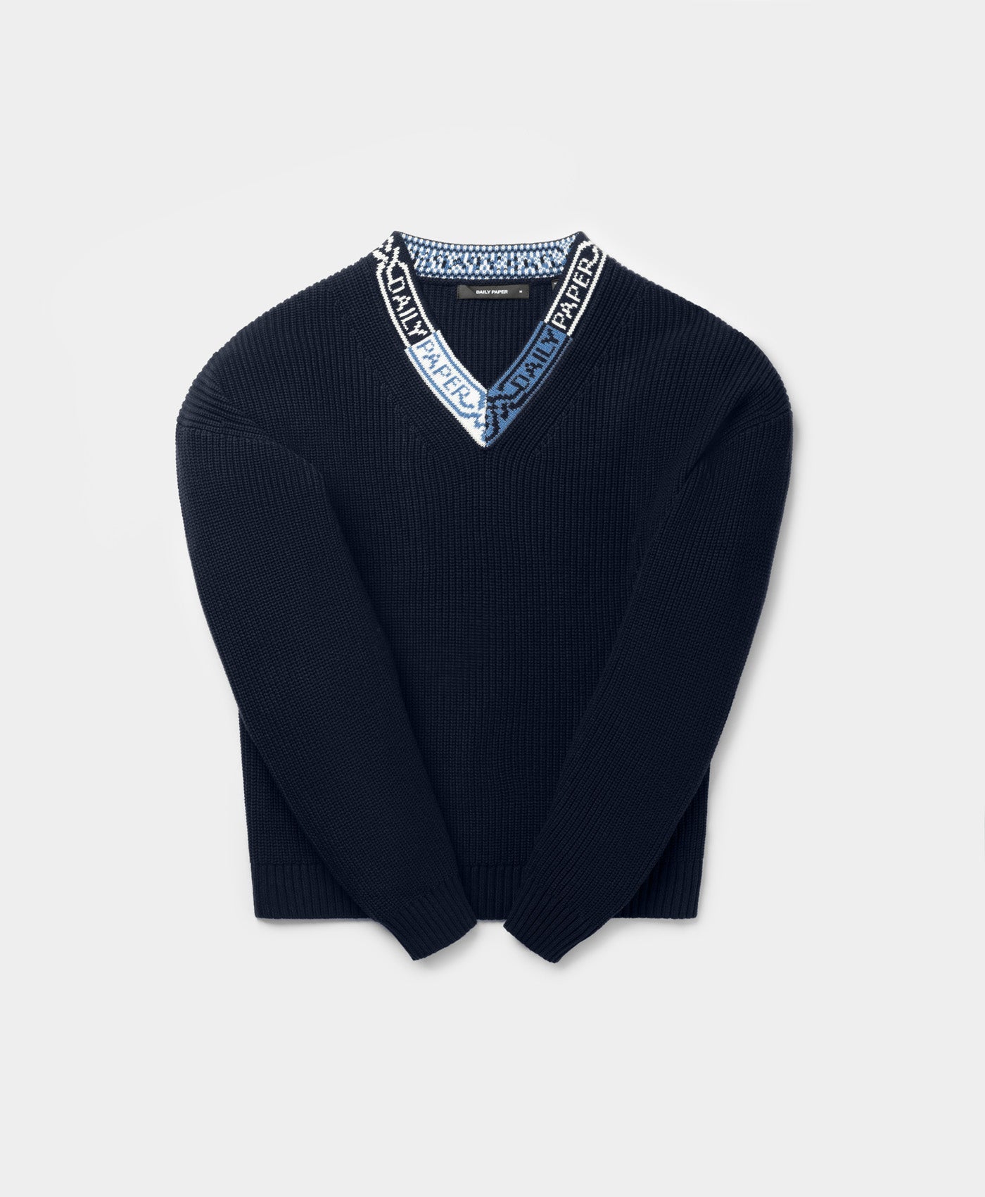 DP - Deep Navy Roshaun Sweater - Packshot - Front