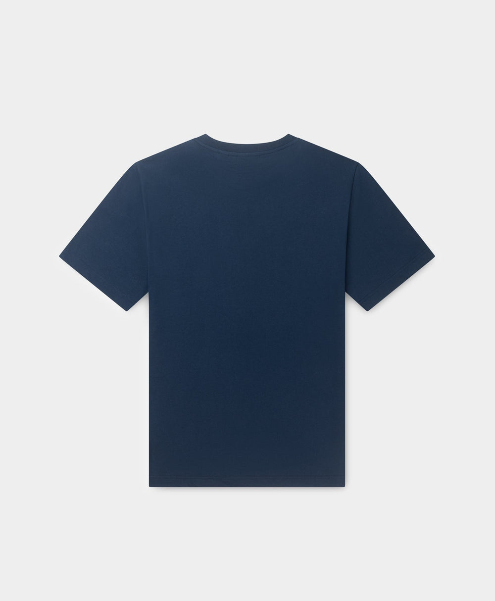 DP - Peagant Blue Scratch Logo T-Shirt - Packshot - Rear