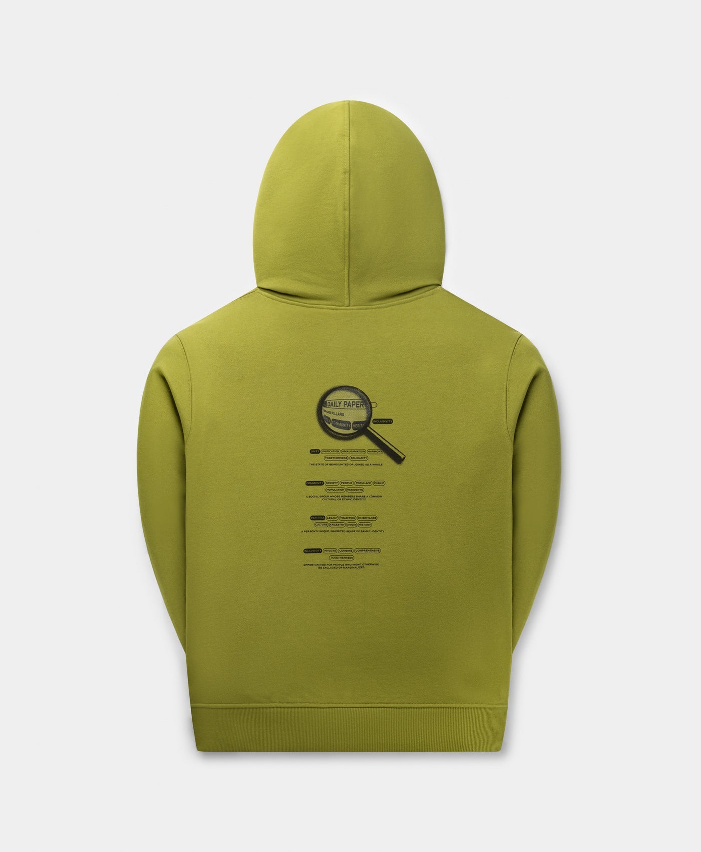 DP - Cardamon Green Search Hoodie - Packshot - rear