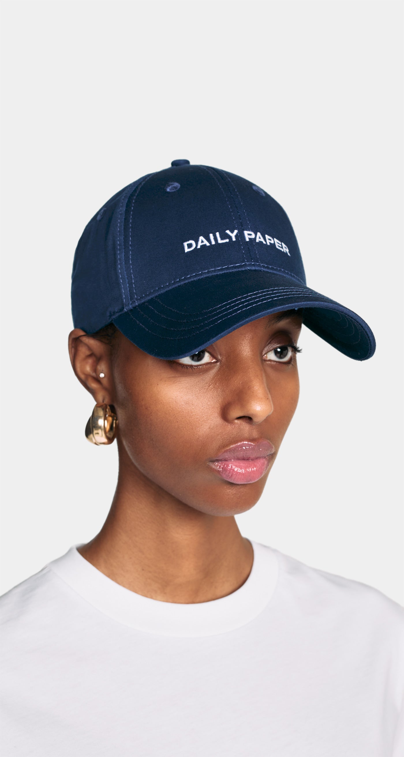 DP - Pageant Blue Logotype Cap - Wmn - Front