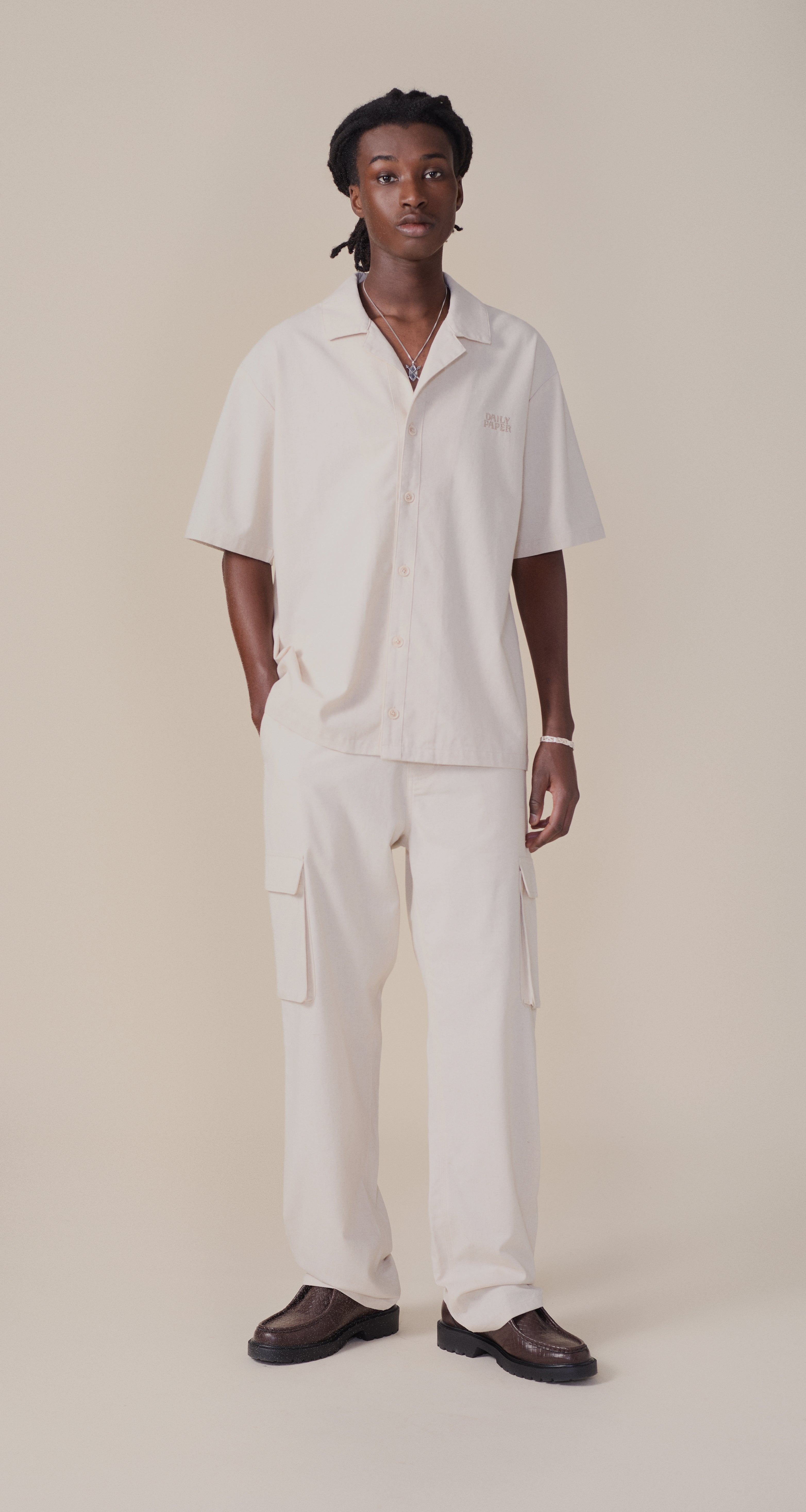 Beige Linen Shirt