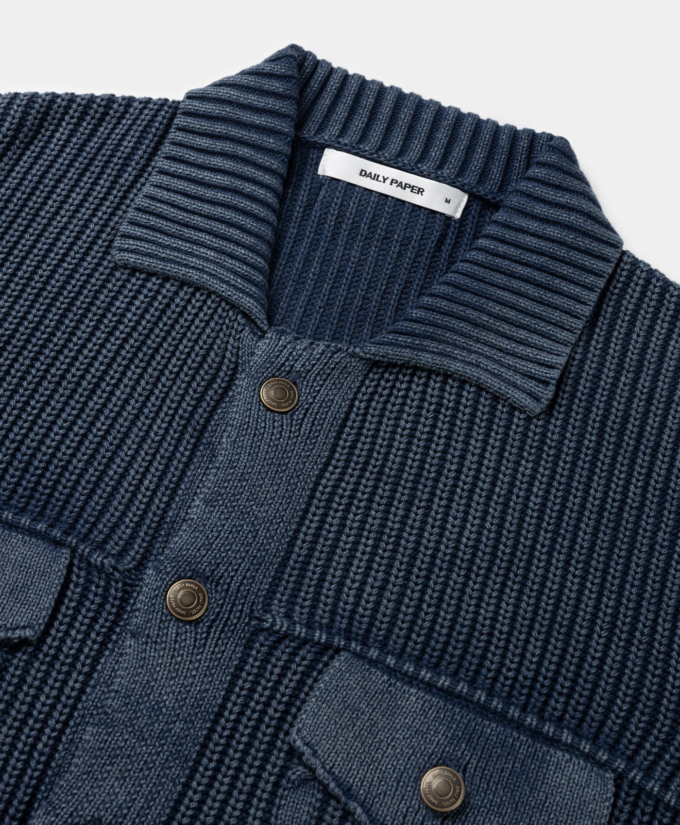 DP - Blue Tano Knit Cardigan - Packshot - detail