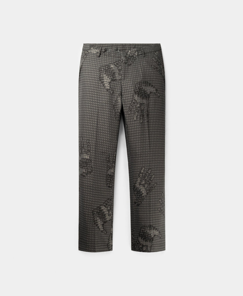 DP - Obsidian Black Zuri Trapped Pants - Packshot - front 